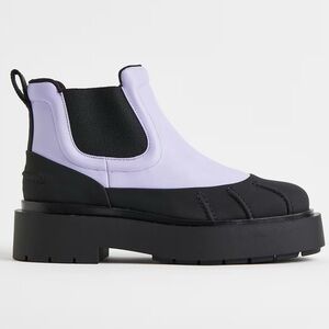 H&M Chunky Chelsea Boots 11 / 42 Light Lavender Pull On